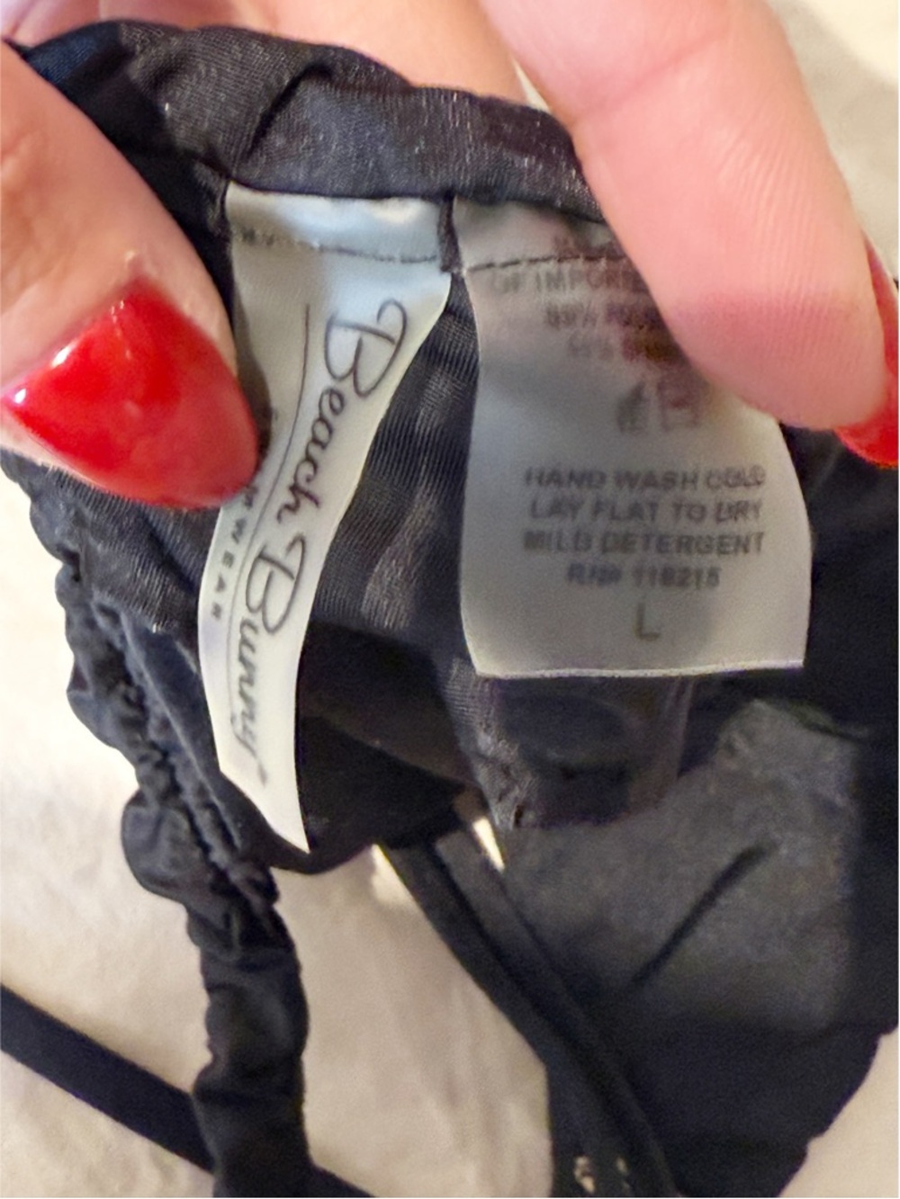 Beach Bunny Gunpowder and Lace Bikini Set Large - Picture 14 of 14